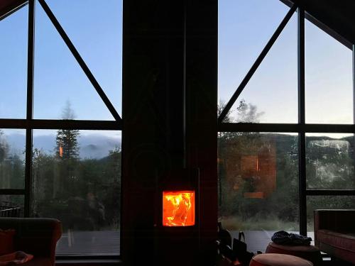 Viesnīcas āriene, Modern Family Cabin At Vegglifjell in Kravik