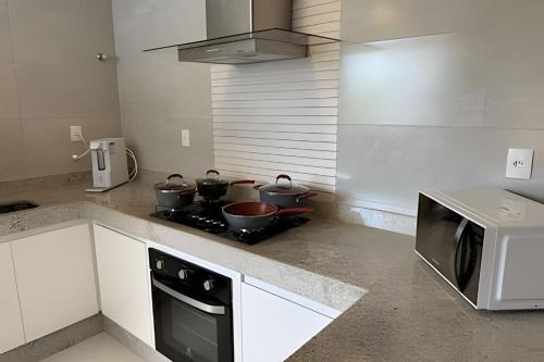 مطبخ, Sofisticado apartamento com ar cond. em Araxá (Sofisticado apartamento com ar cond. em Araxa) in اراكسا