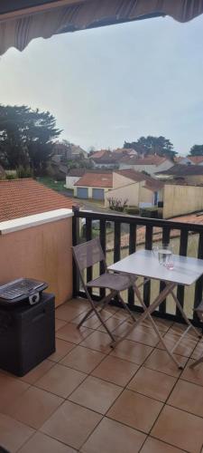 Erkély/terasz, Appartement vue mer in La Bernerie-En-Retz