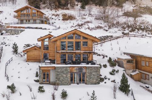 Chalet Ibex, à côté de la piste de Veysonnaz