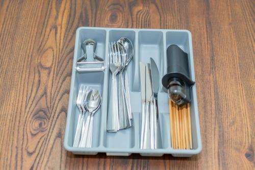 오사카 Apartment House White Mansion 102 2성급 싱글룸 전망