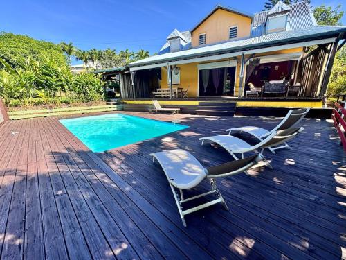 Villa créole et cadre tropical - Location, gîte - Petit-Bourg