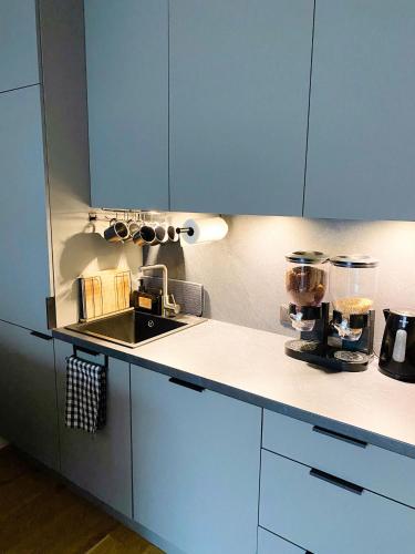 Kitchen, Cozy Peetri apartment with terrace in Peetri