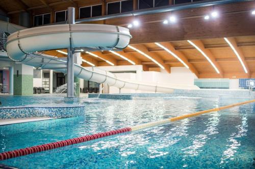 Басейн, Wellness apartmán Frymburk D403 Čtvrté patro (Wellness apartman Frymburk D403 Ctvrte patro) in Фримбурк