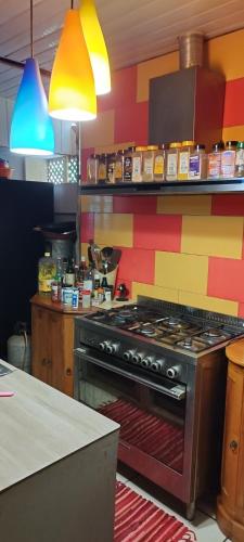 Konyha, Chambre d'hôtes avec piscine petit déjeuner offert (Chambre d'hotes avec piscine petit dejeuner offert) in Faanui