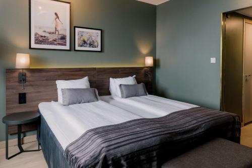 2 twin beds, 1 sofa bed