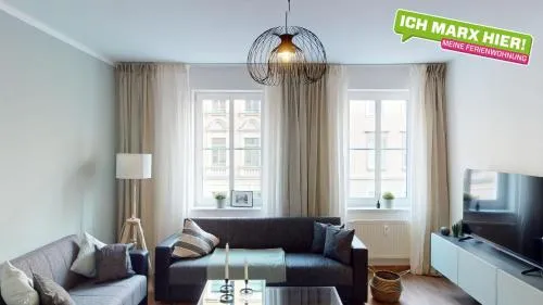 3-Raum-Appartement im Lutherviertel, WLAN in Chemnitz, Deutschland