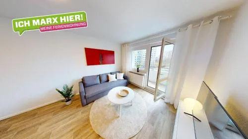 Modernes 3-Raum-Appartement, WLAN in Chemnitz, Deutschland