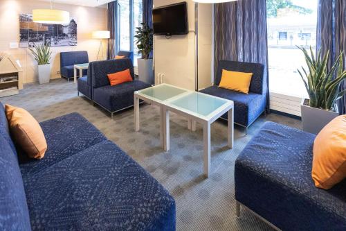 Lobby, Scandic Hakaniemi near Kallio Church