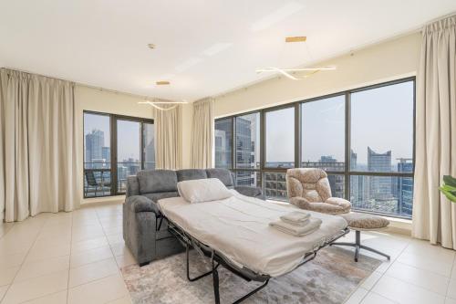 Downtown Retreat | 1BR with Skyline Views & WiFi, Dubái (foto 7)