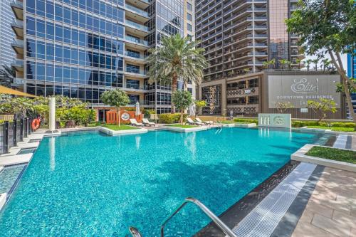 Downtown Retreat | 1BR with Skyline Views & WiFi, Dubái (foto 4)
