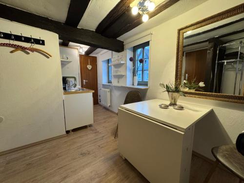 廚房, Ferienhaus Zum Amthof in 阿爾斯費爾德