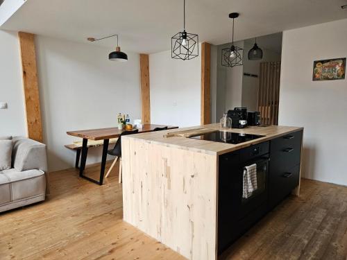 spacious modern LOFT, 2 bedrooms, 95m2, free parking, Bratislava (fotografie 7)