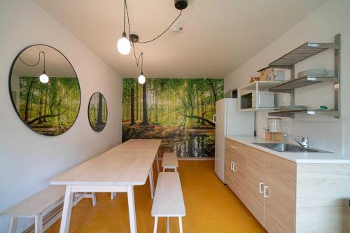 Kitchen, Hotel Big Mama in Wedding