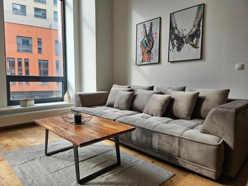 spacious modern LOFT, 2 bedrooms, 95m2, free parking, Bratislava
