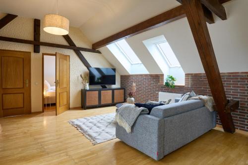 MARX - Charmantes Apartment für 6 Gäste in Trier - Stadtzentrum - Küche - Waschmaschine, Trier (Foto 6)