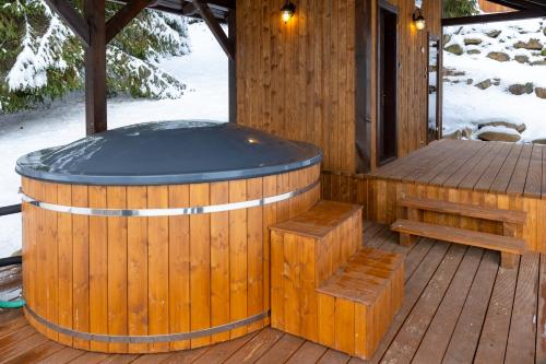 Sauna, Bükkös Retreat (Bukkos Retreat) in Joseni