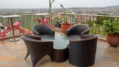 Utsikt, Triple Hill Hotel in Mallam