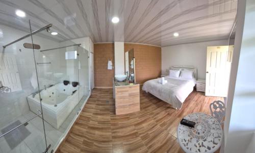 1 double bed