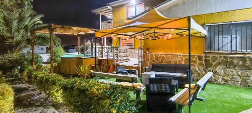 Casa con tinaja para relajarse frente al mar Casa con tinaja para relajarse frente al mar