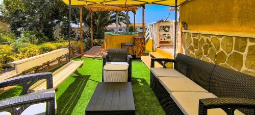 Casa con tinaja para relajarse frente al mar Casa con tinaja para relajarse frente al mar