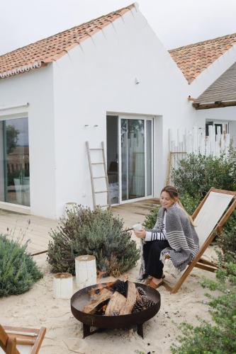 A szálláshely kívülről, Casa Calmar in Sines