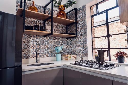 Kitchen, Capital House in Bogotá