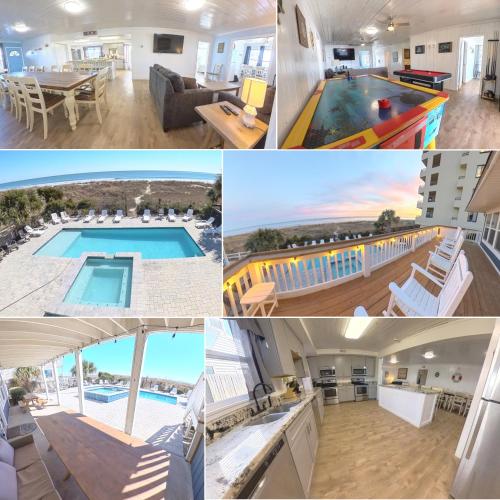 Oceanfront, Centrally Located, Huge 5k sq ft Home w Huge Private Pool, Hot tub, & Gameroom