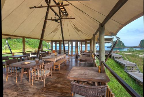 Food and beverages, Jeeva Beloam Beach Camp Resort in Tanjung Ringgit