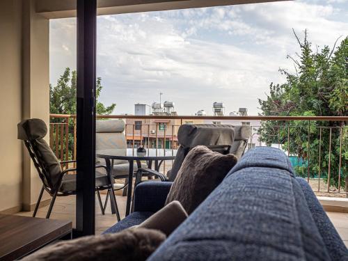 Balkon/Terrasse, Cozy sea view Apartment in Mazotos