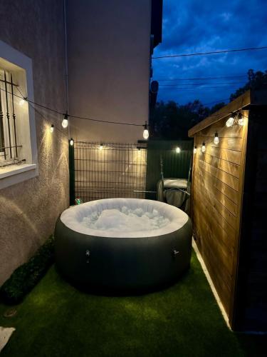 Maison 3 chambres avec jardin et spa in 莱萨克