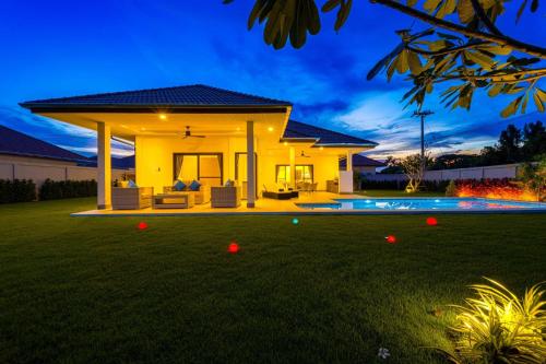 Floor plans, New Modern 3 Bedroom Villa - MB35 near Hua Hin Sam Phan Nam Floating Market