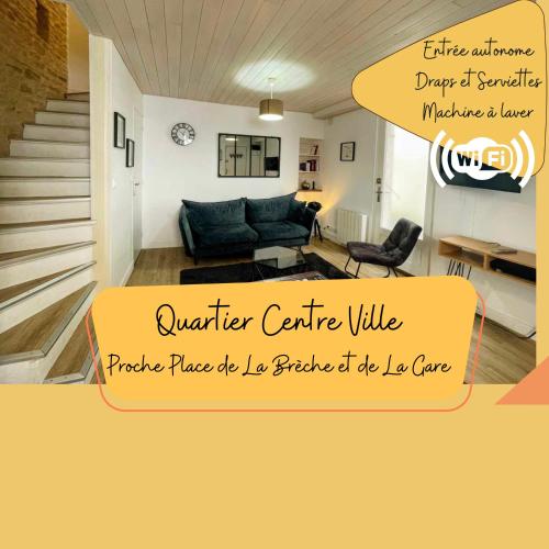 Le Paul by CozyLife - Centre Ville - Gare gîte à louer Golf Club Niort
