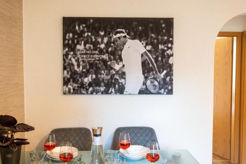 Spacious Apartment with Terrace and Roche View - Special ROGER F RABBIT 1 Apartment, Basel, up to 6 guests, Basilej (fotografie 2)