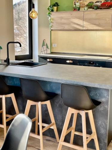 Iekārtas, Appartement moderne à Nebbiuno avec vue (Appartement moderne a Nebbiuno avec vue) in Nebbiuno