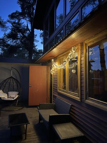 Balkons/terase, Vesiroos Villa in Remniku