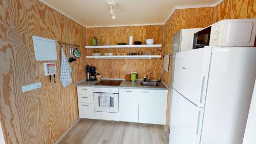 virtuve, Gotuhus - Ocean View Apartment in Hellissandur