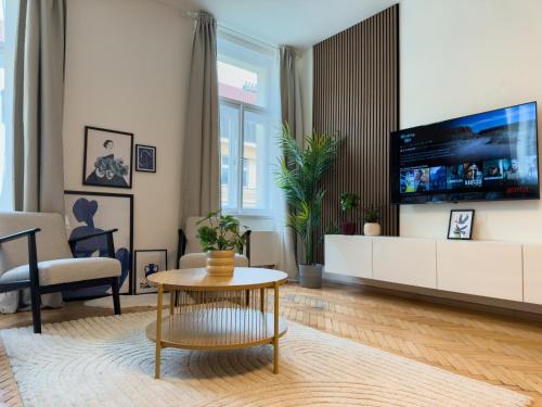 100m2 Wenceslas Comfort, 3BDR with Netflix, Praga (foto 7)