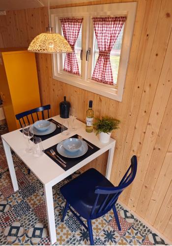 Iekārtas, Pipowagen 2 persoons Camping Lindershoeve Bergeijk in Bergeijk