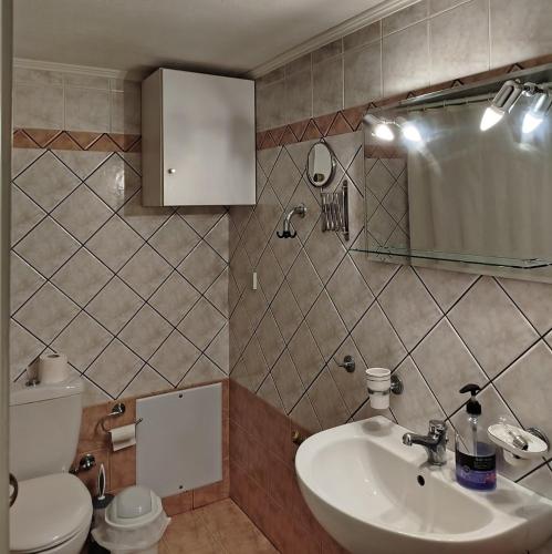 Overlooking the clock rock