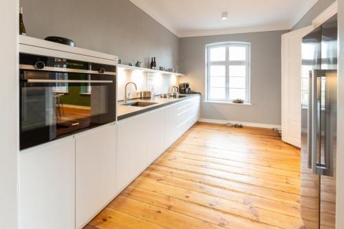köök, Ferienhaus Forsthaus Stolpe in Spornitz