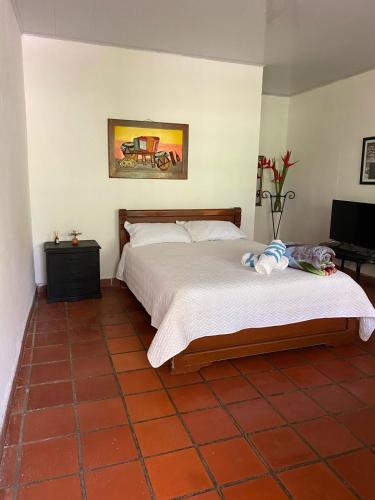1 double bed