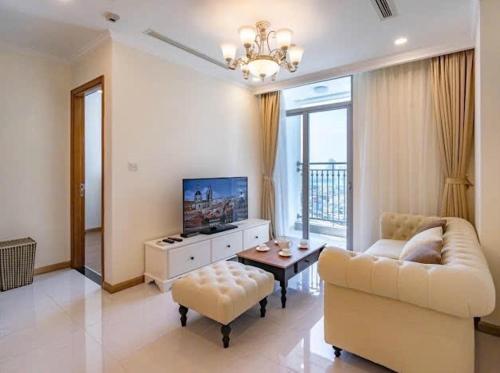 Căn Hộ Cho Thuê Ở Vinhome Central Park - 공용 라운지/TV 시청 구역