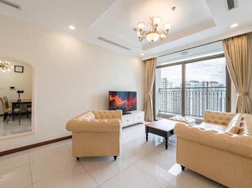 Căn Hộ Cho Thuê Ở Vinhome Central Park - 공용 라운지/TV 시청 구역