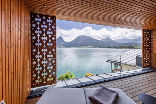 景觀, 沃爾夫岡湖西維拉酒店 (Hotel Seevilla Wolfgangsee) in 薩爾茨卡默古特地區聖沃爾夫岡市中心
