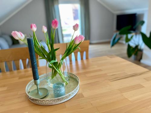 Gemütliche Dachgeschosswohnung auf dem Land