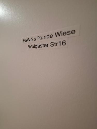 FeWo s Runde Wiese WO in ไกรฟวาลด์