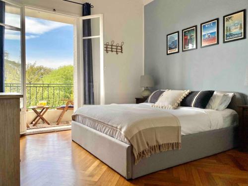 Nice Sea View 2 bedroom apartment near Parc forestier du Mont-Boron