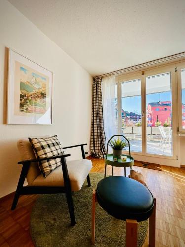 New Studio with Sunny Terrace & Air Condition, Цюрих (фото 10)