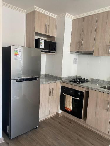 keuken, Tranquilo Departamento frente al mar - Zona sur de Antofagasta in Playa Blanca